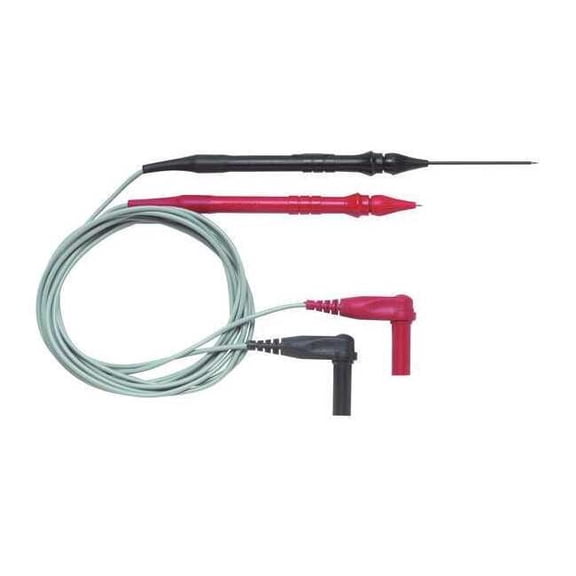 Pomona Electronics Test Probe Set,Black,Red,600 Vrms,PR 5953A