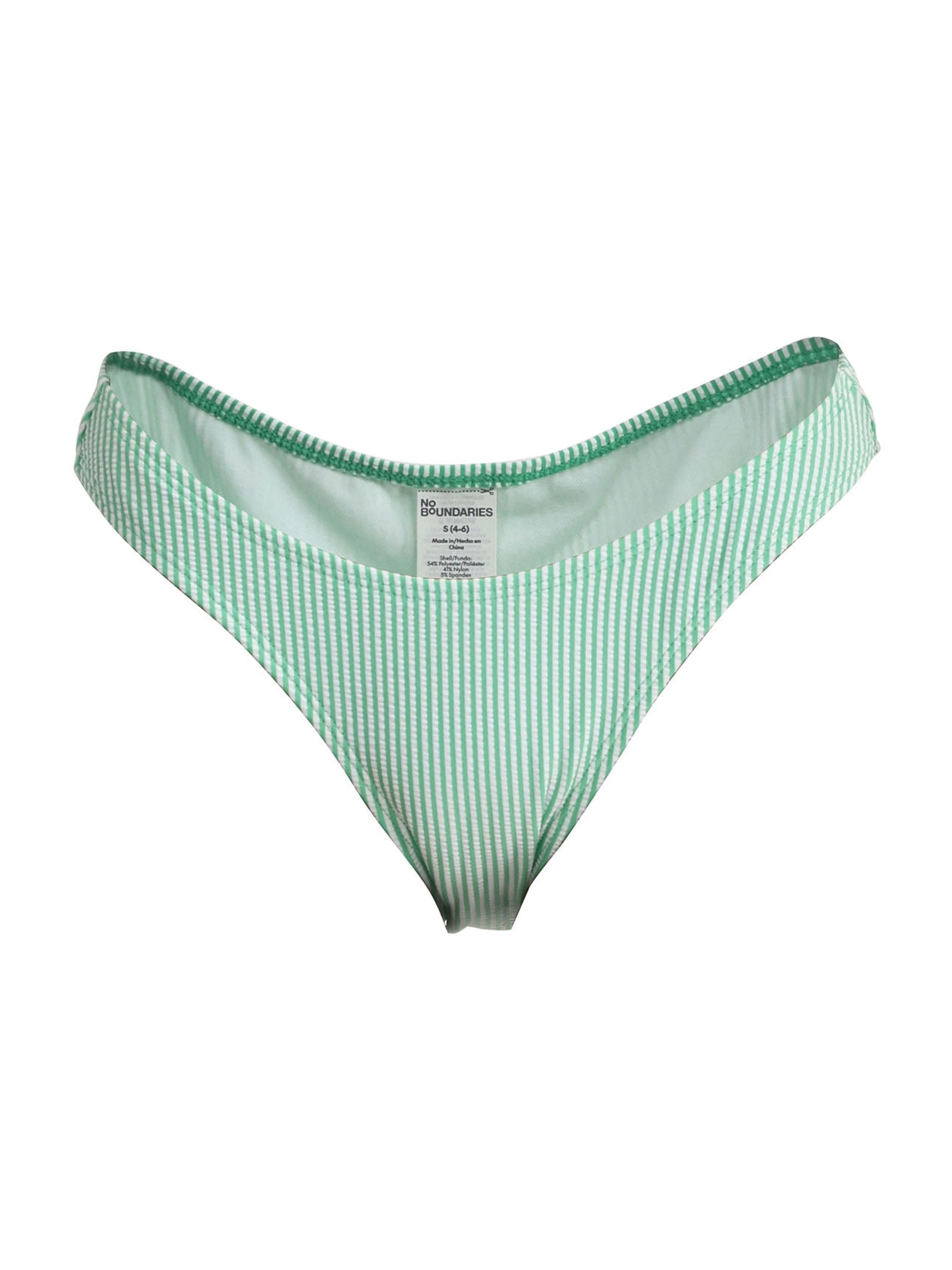No Boundaries Women's Low Waist High Leg Cinching Bikini Bottoms, Sizes XXS-XXL