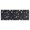 Dark Blue Sun-2, variant on Black White Gothic Witch Skull Pattern Kitchen Rug Mat,Kitchen Runner Rugs Non Skid Washable,Decorative Kitchen Floor Mats for Kitchen,Sink,Laundry,17"X47"