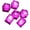 Pink, variant on Tizuqe Set of 12 LED Ice Cube for Drink Luminous Ice Decorations for Christmas Weddings Party Practical Barwares Supplies
