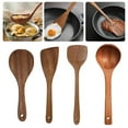 thumbnail image 2 of Ebony Wooden Kitchen Cooking Utensils Tools Spatula Turner Spoon L1C7, 2 of 8