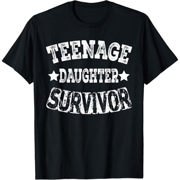 Teenage Daughter Survivor Costume Funny Parents Gifts For Father's Day T-shirt
