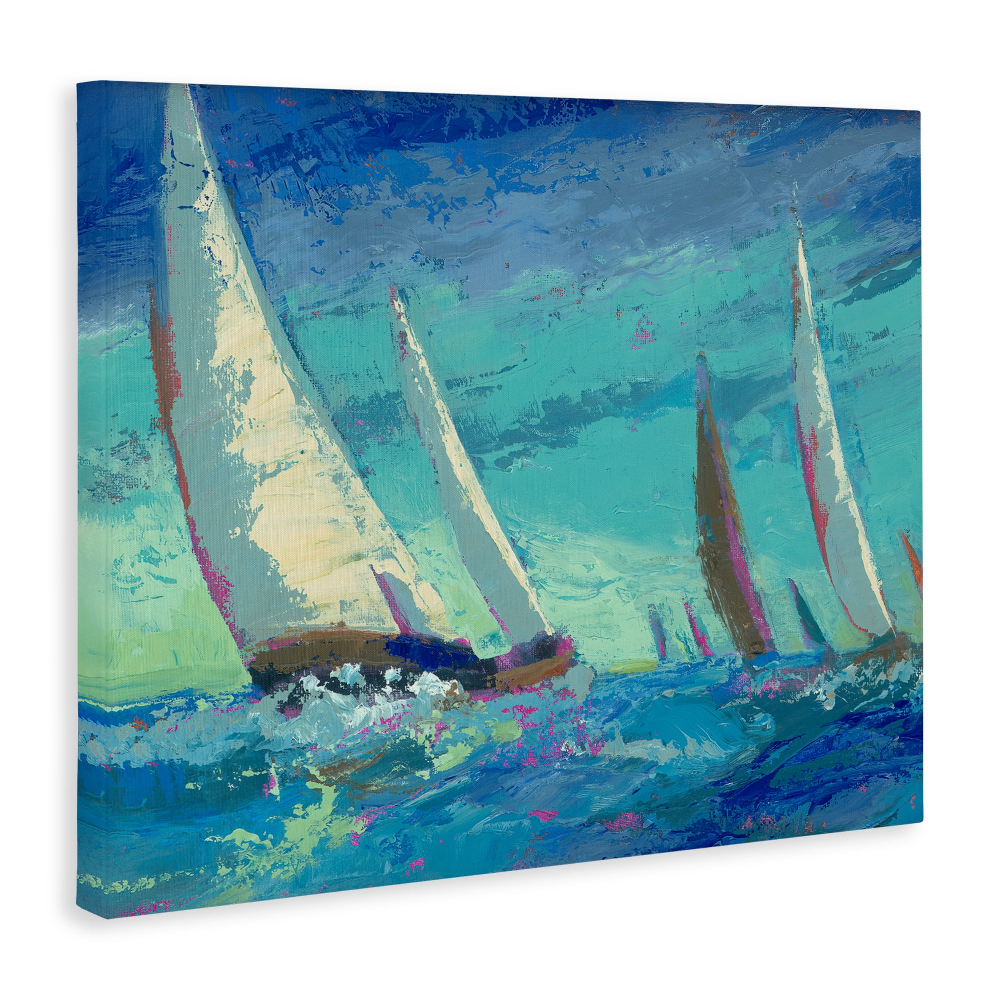 Stupell Industries Abstract Expression Regatta Canvas Wall Art, design by Beth A. Forst