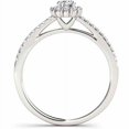 thumbnail image 3 of 1/2 Carat T.W. Diamond 10kt White Gold Engagement Ring, 3 of 4