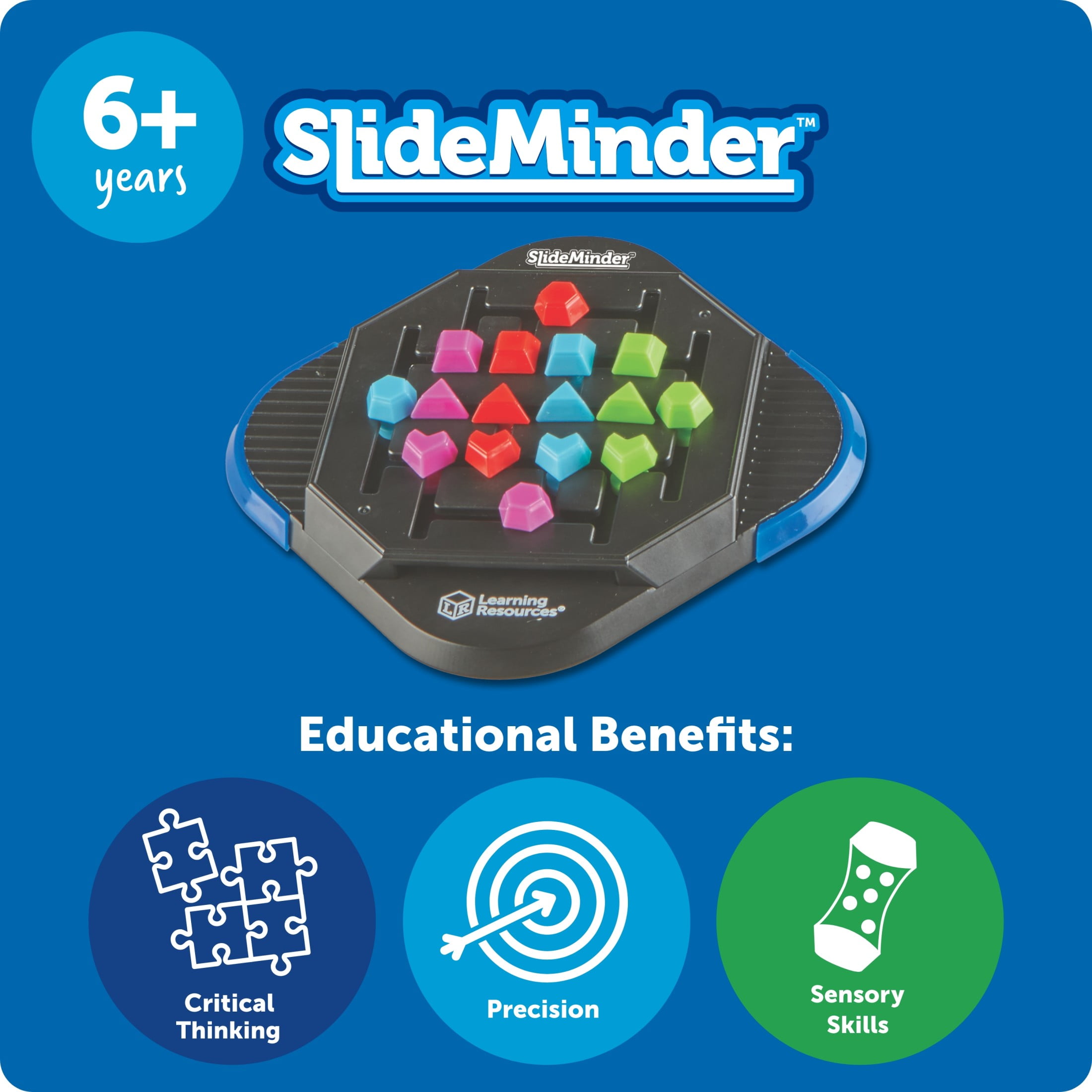 Learning Resources SlideMinder Brain Teaser, Puzzle Game 3D, Fidget Toys for Kids, Ages 6 +