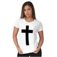 thumbnail image 3 of Holy Jesus Christ Christian Womens Slim Fit Graphic Tee Brisco Brands S, 3 of 5