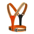 thumbnail image 2 of S SERENABLE 3 Modes 8 Bright LED Reflective Vest Glowing for Men Women Night Running Walking Type A Orange, 2 of 9