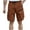 1Brown, variant on Save On Hiking Cargo Shorts for Mens Summer 5" Lightweight Golf Shorts Baggy Relaxed Fit Sweatpants Knee Length Pull On Stretch Athletic Track Shorts Hiking Outdoor Sweatpants with Mutil Pockets