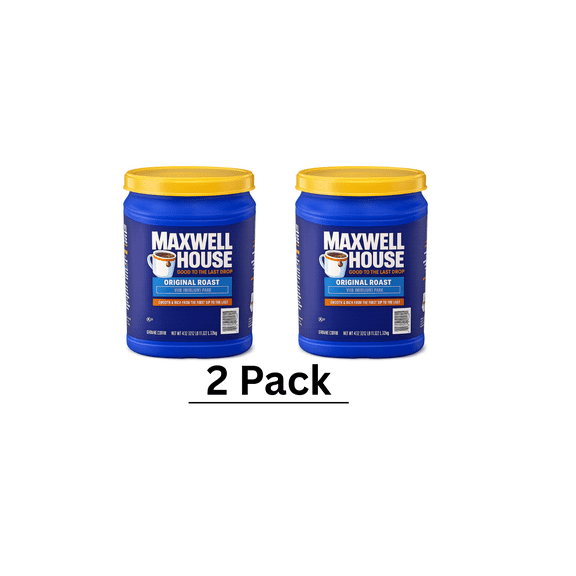 Maxwell House Original Roast Medium Ground Coffee, 43.1 oz.Pack of 2