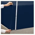 thumbnail image 2 of 18"- 21" Extra Deep Pocket Fitted Sheet for High Mattress - Hotel Luxury Silky Soft Double Brushed Microfiber Sheet, Wrinkle Bed Sheet, XL - Navy Blue, 2 of 8