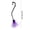 Purple, variant on Racsoh Red Halloween Witch Broomstick Prop, Detachable Plastic Wizard Broom with Mesh Tail, Party Decor Accessory for Halloween Theme Events