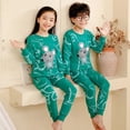 thumbnail image 2 of Pijamas térmicos de algodón para niños y niñas, ropa de dormir de Navidad para invierno, 4, 6, 8, 10, 12 y 14 años, 2 of 4