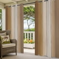 thumbnail image 2 of Outdoor Curtains for Patio Waterproof Brown Wood Grain Indoor/Outdoor Curtain Tiebacks Farm Wooden Privacy Curtain Sun Blocking Grommet Drapes for Pergolas Gazebo Porch Balcony 2 Panel 54x108 Inch, 2 of 9