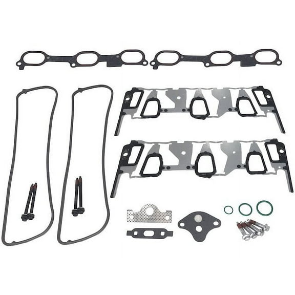Lower Intake Manifold Gasket Set - Compatible with 1994 - 1996 Buick Century 3.1L V6 1995