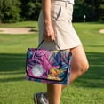 thumbnail image 3 of Uorisanigo Golf Cart Seat Covers - Dustproof Hawaiian Golf Ball Golf Cart Seat Blanket Towel with Storage Pockets, Suitable for EZGO, Club Car & More 2-Seat Carts, 51.18"x 30.31", 3 of 7