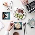 thumbnail image 1 of FMSHPON Happy Halloween Black Cat Set of 8 Coaster for Drinks, Absorbent Ceramic Stone Coasters Cup Mat with Cork Base for Home Kitchen Room Coffee Table Bar Decor, 1 of 4