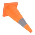 thumbnail image 1 of Cône de Circulation Pliable Cône de Circulation Automobile Cône de Conduite Cône de Circulation Pliable avec Collier Réfléchissant Multi Usage pour la Conduite Automobile Pratique Route, 1 of 8