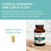 Himalaya Organic Arjuna, Heart Support Supplement with Arjuna Extract, 60 Caplets