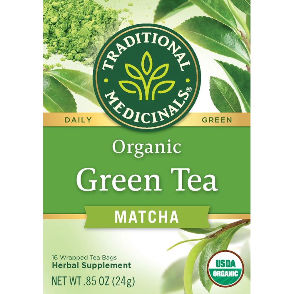 Traditional Medicinals Organic Green Tea Bags, 16 Ct