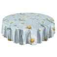 thumbnail image 5 of Round Tablecloth Wrinkle Free 60 Inch Daisy Table Cover Kitchen Dining, 5 of 5