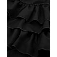 thumbnail image 5 of Panegy Falda gótica steampunk para mujer, falda victoriana con volantes altos y bajos, falda renacentista, 5 of 5
