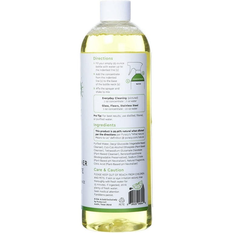 Puracy Green Tea & Lime Clean Surface Cleaner Refill Can - 14.4 Fl