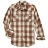 Men's Long-Sleeve Western Plaid Shirt