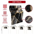 thumbnail image 6 of Black Marble Table Runner 120 Inches Long,Grey Gold Texture Vintage Farmhouse Art Cotton Linen Table Runners Dresser Scarves,Fabric Tabletop Scarf Furniture Cover for Home Dinner Party 13"x120", 6 of 9