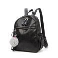 thumbnail image 1 of Mochila de cuero para mujer, estilo moderno, combinable, informal, de gran capacidad, de cuero suave, para viaje, 1 of 6