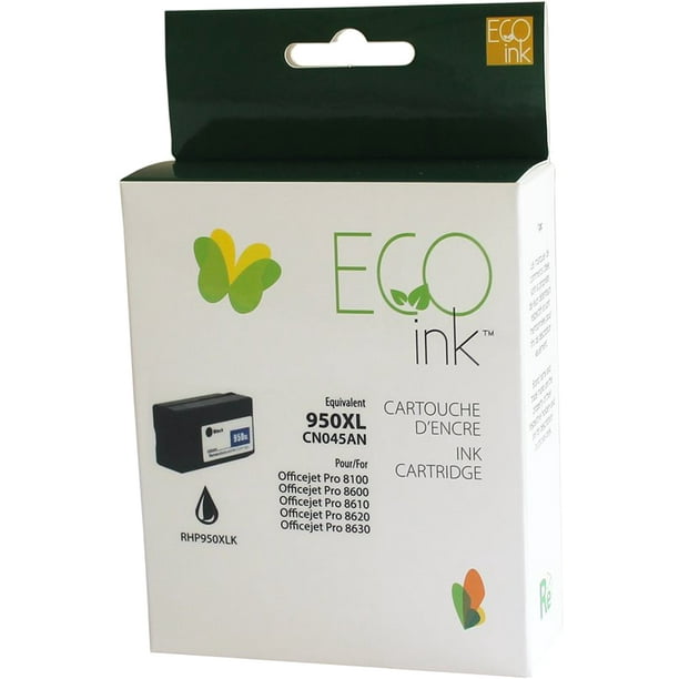 Eco Ink Cartouche d'encre - Réusiné pour Hewlett Packard CN045AN / 950XL -  Noir 