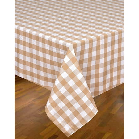 

Easter Tablecloth Buffalo Check Table Cloth Tabletop Cover Kitchen Dining Tablecloth 100% Cotton Great Parties Wedding Holiday Dinner Easter Rectangle 60X84 Inches 6-8 Seats Table Cloth