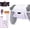 White, variant on eXtremeRate Black Rubberized Grip Programable RISE4 V4 Remap Kit for PS5 Controller BDM-030 040 050 060 -White