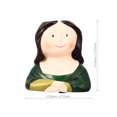 thumbnail image 2 of 1Pc Mona Lisa Design Storage Bucket Creative Makeup Brushes Box Resin Pen Holder, 2 of 8