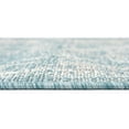 thumbnail image 5 of Unique Loom Outdoor Traditional Collection Area Rug - Valeria (3' 1" Round Aqua/Ivory), 5 of 7