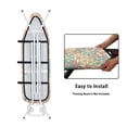 thumbnail image 5 of HELLHERO Retro Daisies Ironing Board Pad Covers Ironing Board Protector Hook and Loop Fastener Straps for Home Laundry Room Use Home, 5 of 6