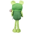 thumbnail image 6 of Standing Spring Gnome with Glittered Frog Hat - 14.5" - Green and White, 6 of 6