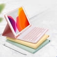 thumbnail image 2 of YEEHi Funda con teclado para iPad Mini de 6.ª generación, teclado de color lindo, iPad Mini 6 2021, funda con teclado Bluetooth desmontable con portalápices (rosa), 2 of 4