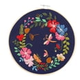 thumbnail image 4 of Floral Stamped Embroidery Kit, Fabric Craft Supply, DIY Project, Beginner-Friendly, Home Decor, Artistic Design, Sewing Hobby, Quilting Patterns, Lightweight Material, Creative Gift, Akmoler, 4 of 7
