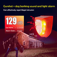 thumbnail image 4 of Alarm Animal Repellent Anti Wild Boar Drive Professional Alarm Anti-Theft Flashing Remote Control Siren Sensor Alarm, 4 of 6