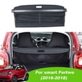 thumbnail image 2 of Fit 2016-2018 Benz Smart Fortwo Cargo Cover for 2016 2017 2018 Smart Fortwo Accessory Rear Trunk Privacy Shade, Black, 2 of 8