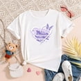 thumbnail image 2 of JUMESG Girls Oversized T Shirts Kids Girls Crew Neck Shirt,Casual Fashion Short Sleeve Tees (White,8Y), 2 of 4