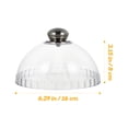 thumbnail image 2 of Food Dessert Cover Transparent Kitchen Food Cover Cake Protective Dome Cover, 2 of 5