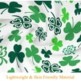 thumbnail image 4 of St. Patrick''s Day Throw Blanket Green Clover Shamrock Throw Blankets Lightweight Cozy Flannel Blanket for Bedroom Living Rooms Couch Sofa Bed Home Decor 40x50 Inch, 4 of 6