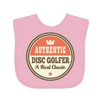 Inktastic Disc Golfer Vintage Classic Boys or Girls Baby Bib