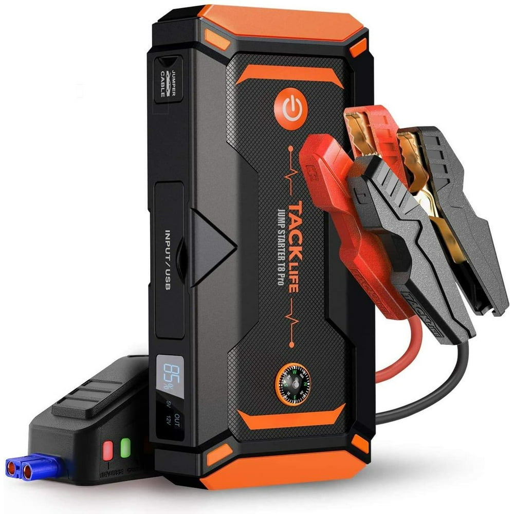 TACKLIFE T8 Pro Car Jump Starter Orange And Green