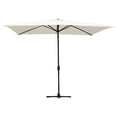 thumbnail image 2 of Jeco 6.5' x 10' Aluminum Patio Market Umbrella Tilt with Crank in Tan, 2 of 3
