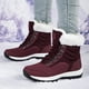 thumbnail image 4 of Booties Tobillo Botas Nieve para Mujeres Forradas Pieles Piel Al Aire Libre, 4 of 8