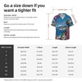 thumbnail image 5 of Pofeuu Colorful Mediterranean Village Print Mens Casual Short Sleeve Shirts Beach Summer Spread Collar Pocket Tops Men's Casual Short-sleeved Shirt-Medium, 5 of 5