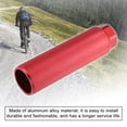 thumbnail image 5 of Unique Bargains 1Pair Aluminum Alloy BMX MTB Bike Bicycle Rear Foot Pegs Footrests Red Fit 3/8 Inch Axles Red, 5 of 7