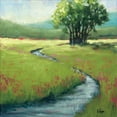 thumbnail image 2 of Reeves, Molly 15x15 White Modern Wood Framed Museum Art Print Titled - Spring Landscape, 2 of 4